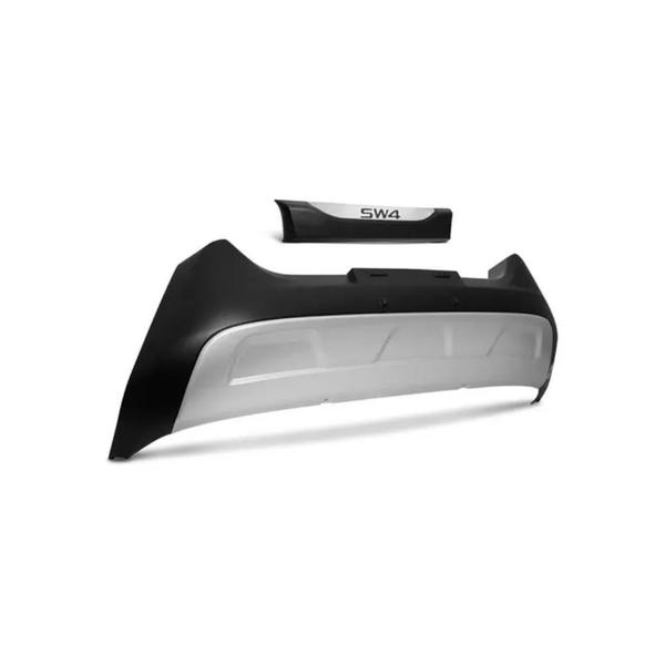 Imagem de Overbumper Front Bumper Hilux Sw4 2016 2017 2018 Preto Prata