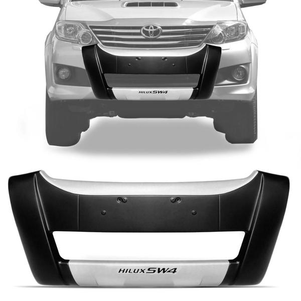 Imagem de Overbumper Hilux Sw4 2012 a 2015 Front Bumper Protetor Preto