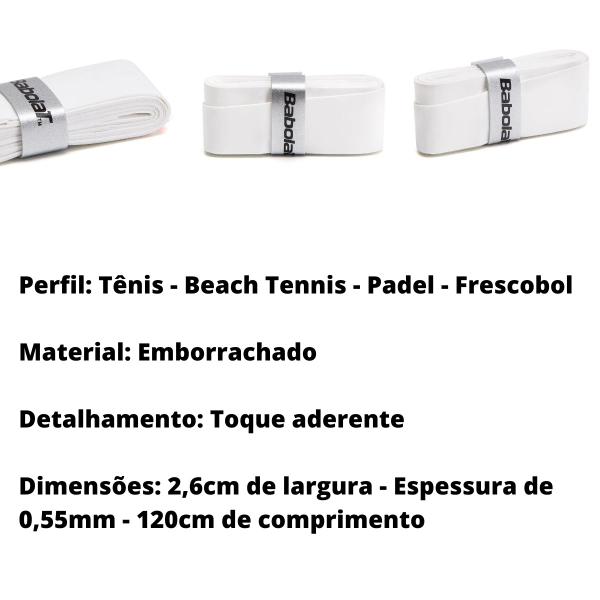 Imagem de Overgrip Babolat My Grip Raquete Tênis Beach Tenis Padel Frescobol Badminton