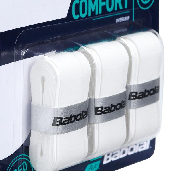 Imagem de Overgrip Babolat Pro Tour Comfort 2.0 Branco Pack com 3 un.