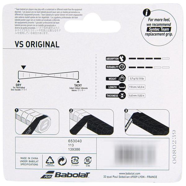 Imagem de Overgrip Babolat VS Original Feel Amarelo - 3 Unidades