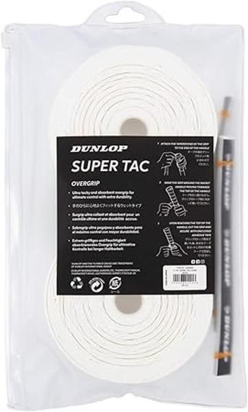 Imagem de Overgrip Dunlop Super Tac Branco Pack C/30 Unidades