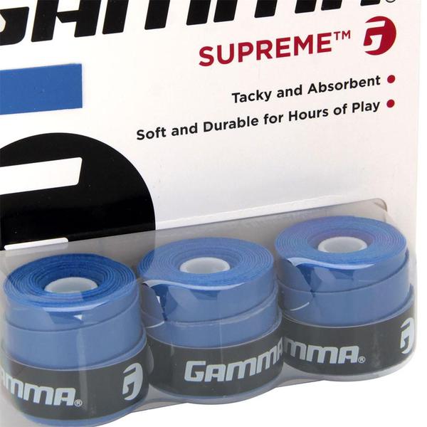 Imagem de Overgrip Gamma Supreme com 03 Unidades Azul Claro