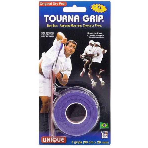 Imagem de Overgrip Unique Tourna Original Sampras Azul com 03 Unidades