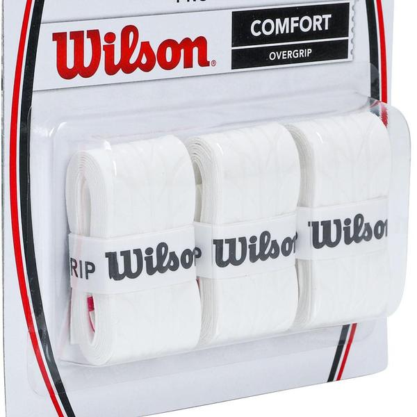 Imagem de Overgrip Wilson Profile com 03 Unidades Branco