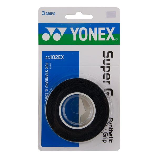 Imagem de Overgrip Yonex Super Grap Preto com 3 Unidades