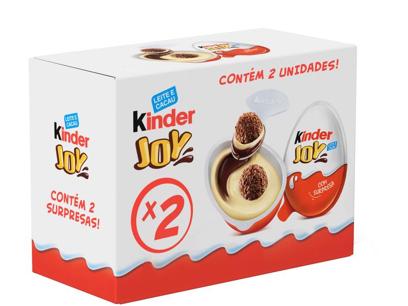 Ovinho de Chocolate Joy ao Leite 40g 2 Unidades - Kinder Ovinho de Chocolate Joy ao Leite 40g 2 Unidades - Kinder