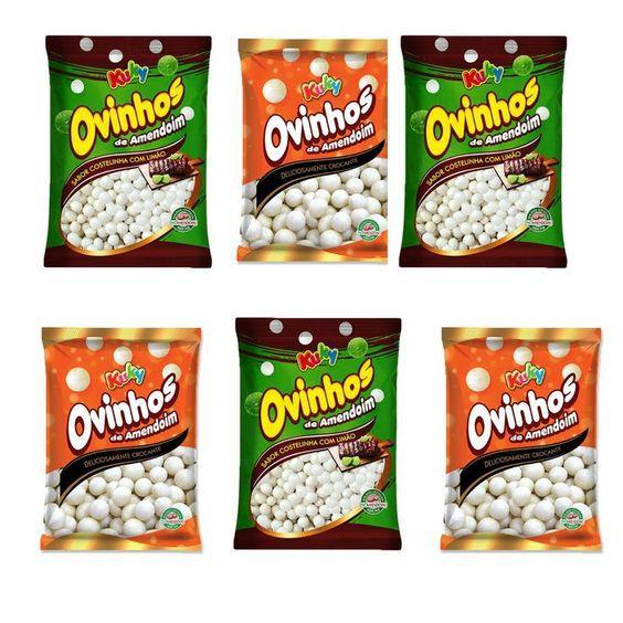 Ovinhos de Amendoim 100g 3 Un Tradicional e 3 Un Costelinha - Kuky Imagem de Ovinhos de Amendoim 100g 3 Un Tradicional e 3 Un Costelinha