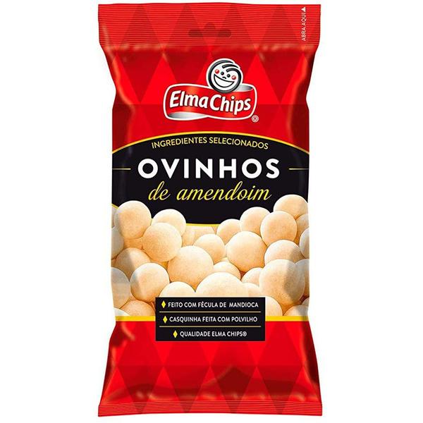 Ovinhos De Amendoim 65gr - Elma Chips Imagem de Ovinhos De Amendoim 65gr - Elma Chips