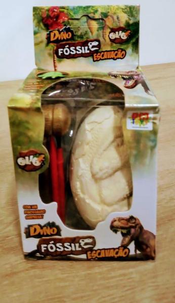 Ovo dinossauro fosseis escavação 1 dino brilha no escuro - Dm Toys - Dmtoys Imagem de Ovo dinossauro fosseis escavação 1 dino brilha no escuro - Dm Toys - Dmtoys