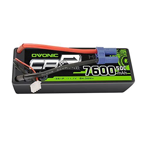 Imagem de OVONIC 3s Lipo Bateria 50C 7600mAh 11.1V Lipo Bateria com Conector EC5 para RC Car Truck Boat Airplane Helicopter Quadcopter