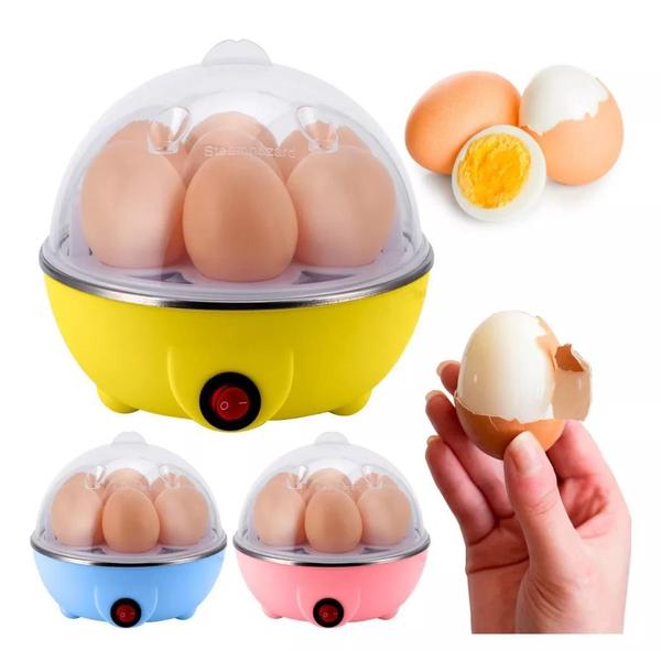 Imagem de Ovos Cozidos Egg Cooker Cozedor Elétrico 110V Cozinha Rapido