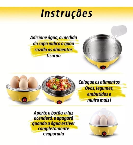 Ovos Cozidos Sem Estresse: Máquina Elétrica 110V - MR Imagem de Ovos Cozidos Sem Estresse: Máquina Elétrica 110V