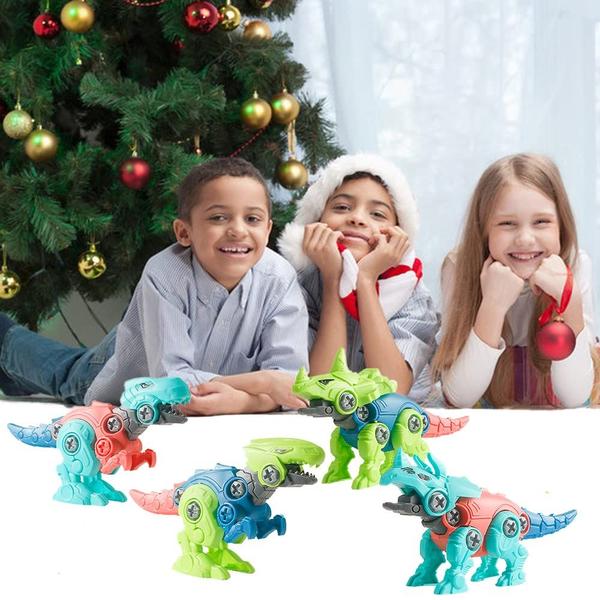 Imagem de Ovos de dinossauro Jumbo com brinquedos de dinossauro para levar, pacote com 4