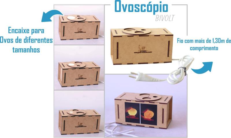Ovoscopio para Chocadeira Automática Gp Chocadeiras Imagem de Ovoscopio para Chocadeira Automática Gp Chocadeiras