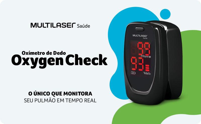 Imagem de Oximetro De Dedo Digital Medidor De Saturação De Oxigenio E Frequencia Cardíaca