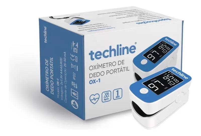 Imagem de Oxímetro de Dedo Portátil - Techline