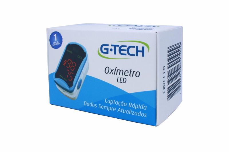 Imagem de Oxímetro Digital De Dedo G-tech Led Captação Rápida