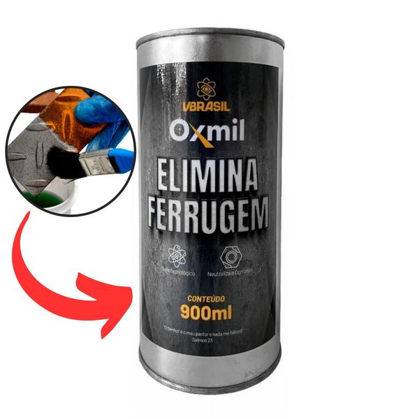 Imagem de Oxmil Elimina Ferrugem 900 ml - Anticorrosivo muito eficaz na eliminação da ferrugem - VBrasil