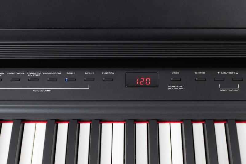 Imagem de P200 Pearl River Piano Digital Preto com Suporte W  Teclacenter