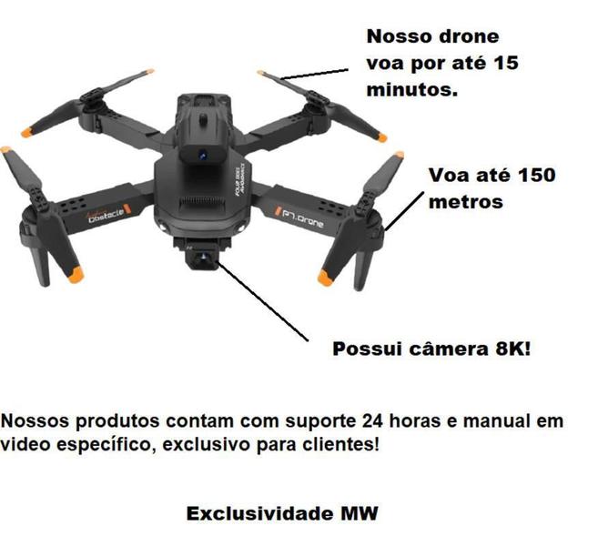 Imagem de P7 Drone Profissional: Câmera Hd, Fotos/Vídeos, Wifi,