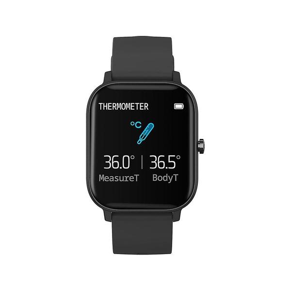 Imagem de P8 Pro Relógio Inteligente Masculino Full-touch Rastreador de Fitness Smart Temperatura Smartwatch