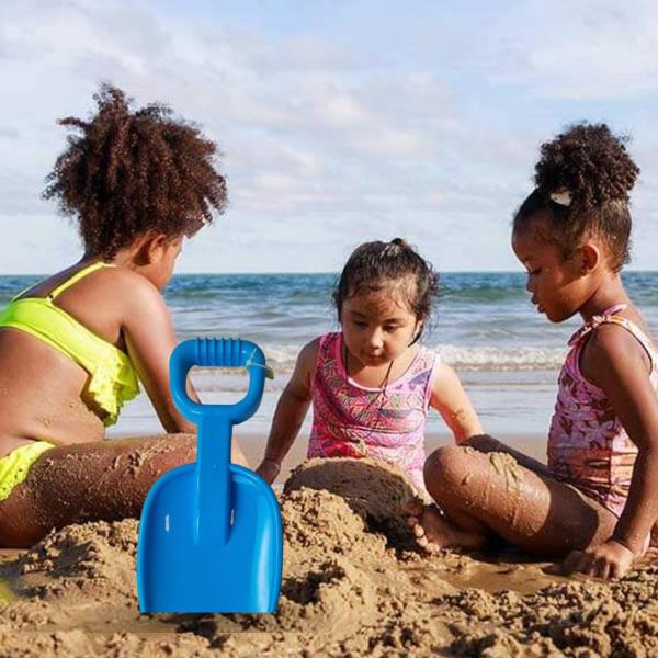 Imagem de Pá de praia Grande Infantil Azul para Brincar Areia 60377A - Braskit