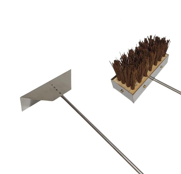 Pá Inox Para Pizza Forno Rastelo Pá Para Cinzas Rodo Inox - Bem Grill Imagem de Pá Inox Para Pizza Forno Rastelo Pá Para Cinzas Rodo Inox