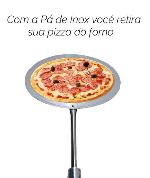 Pá Inox Para Pizza Forno Rastelo Pá Para Cinzas Rodo Inox - Bem Grill Imagem de Pá Inox Para Pizza Forno Rastelo Pá Para Cinzas Rodo Inox