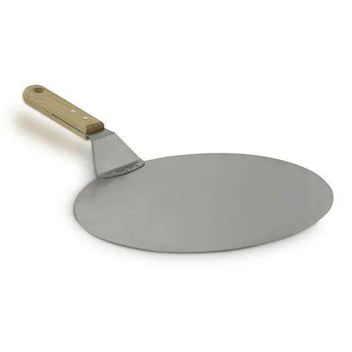 Imagem de Pá Para Pizza De Inox Com Cabo de Madeira 30cm -MIMO STYLE