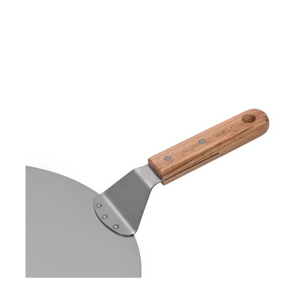 Pá Para Pizza De Inox Com Cabo de Madeira 35 cm Mimo Style Imagem de Pá Para Pizza De Inox Com Cabo de Madeira 35 cm Mimo Style