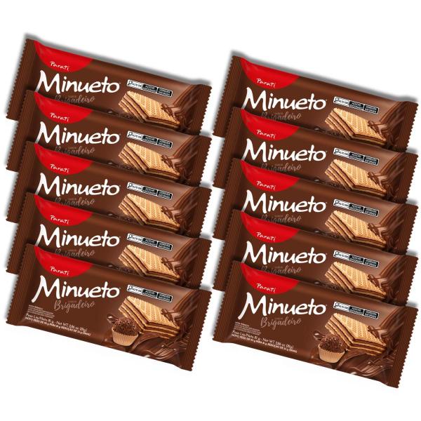 Imagem de Pack 10un Biscoito Wafer Minueto BRIGADEIRO 10x81g