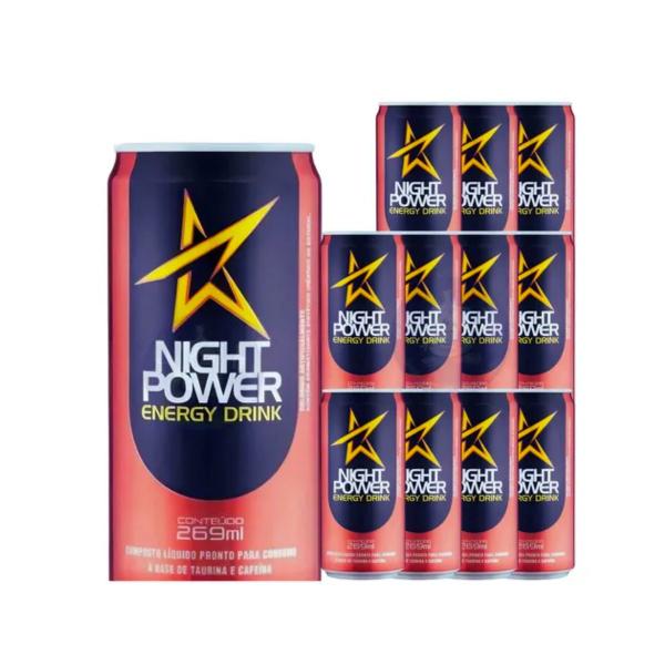 Imagem de Pack 12 Energético Night Power Lata 269ml