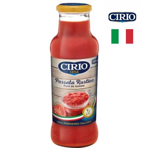 Imagem de Pack 2 Passata Italiana Rustica Cirio Purê De Tomate 680g