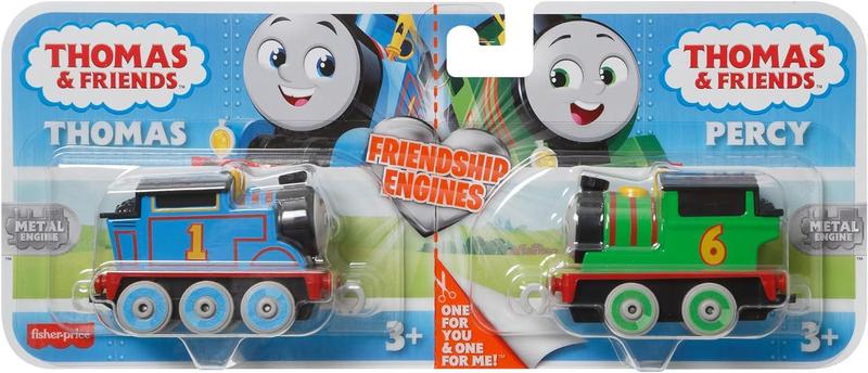 Imagem de pack 2 Thomas and Friends Thomas E Seus Amigos Veículo Trens Amizade Thomas & Percy Fischer Price Licenciado