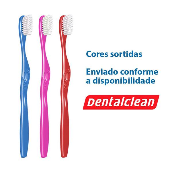 Imagem de Pack 3 Escovas Dentais Macia Suave Pop Basic Dentalclean