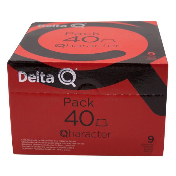 Imagem de Pack 40 Capsulas Cafe Qharacter + 10 Canela Cafeteira Deltaq