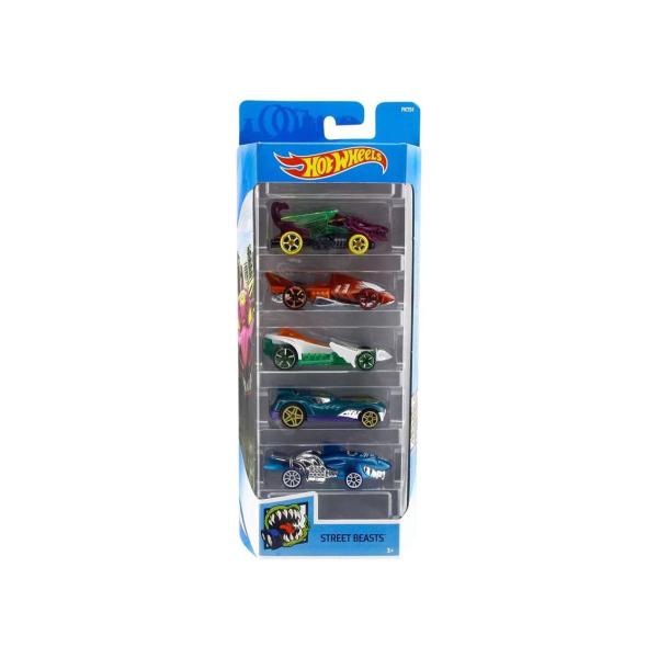 Imagem de Pack 5 Carrinhos Hot Wheels 1:64 Miniatura Mattel Sortido