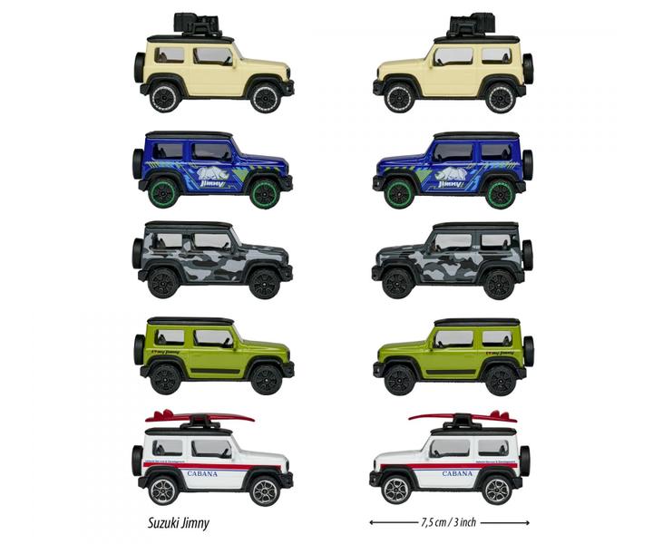 Imagem de Pack 5 Miniaturas - Suzuki Jimny - Gift Pack - 1/64 - Majorette