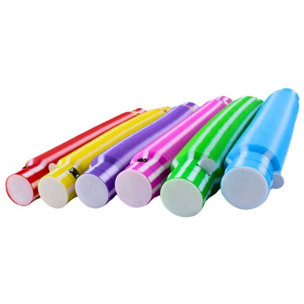 Imagem de Pack 6 Bastão com Led Pop Tube  Fidget  Festa Antistress