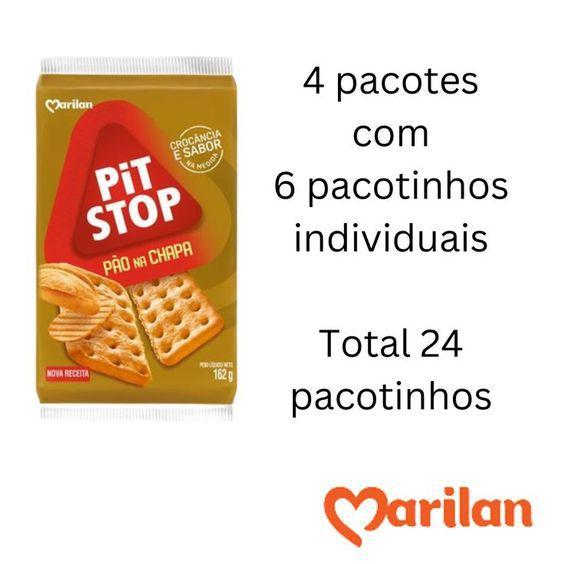 Imagem de Pack Biscoito Pit Stop Delicioso Sabor Pão na Chapa 24 Unid