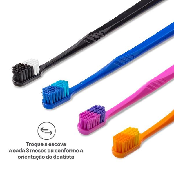 Imagem de Pack C/2 Escova Dental Cerda Ultra Macia Supreme C/ Capa