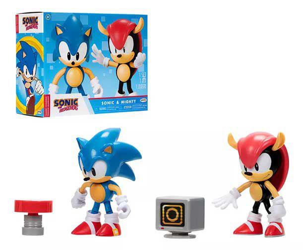 Imagem de Pack c/2 Figuras Articuladas Sonic & Mighty Jakks