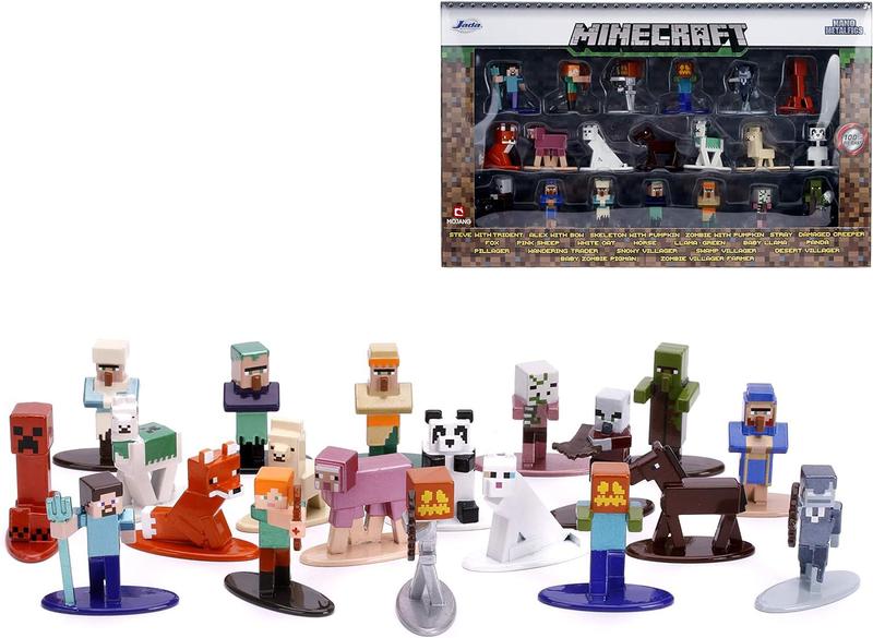 Imagem de Pack c/ 20 Nano Metalfigs Minecraft Série 3 - Jada