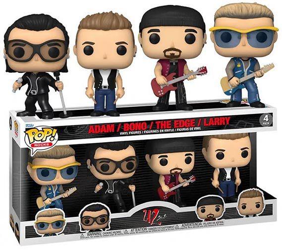 Imagem de Pack C/4 Funko Pop Banda U2 Bono/Adam/The Edge/Larry