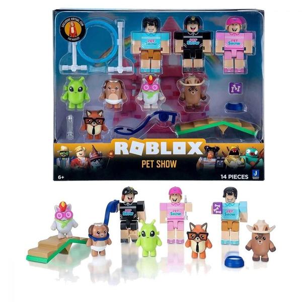 Imagem de Pack c/ 8 Figuras Roblox Pet Show Sunny