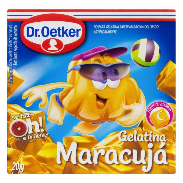 Pack Com 10x Gelatinas de Maracujá Dr.Oetker 20g - Dr.Oeteker Imagem de Pack Com 10x Gelatinas de Maracujá Dr.Oetker 20g