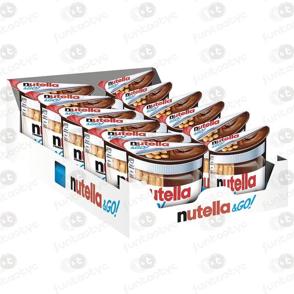Imagem de Pack com 12x Nutella & Go Creme de Avelã e Palito de Pão 52g