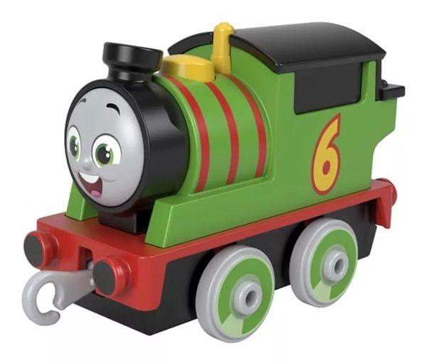 Imagem de Pack Com 2 Locomotivas Metalizadas Thomas e Seus Amigos Metal Engines - Thomas e Percy - Thomas e Friends - Mattel