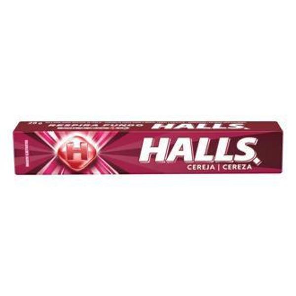 Imagem de Pack Com 21 Drops Halls Cereja 28g